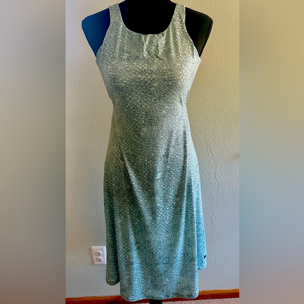 NWOT Prana Skypath Dress XS ‘Dotty Seafoam’